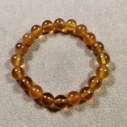 Ambre - bracelet perles 8 mm  -  pièce unique 2
